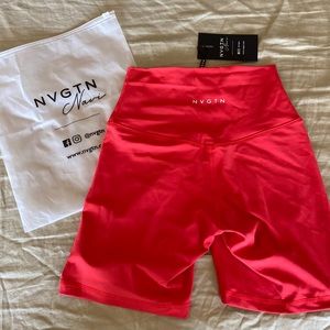 NVGTN scarlet red signature 2.0 shorts size small